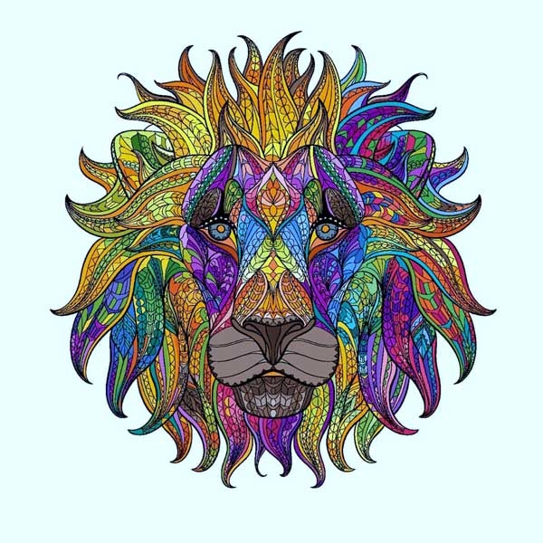 Mandalas coloreados de animales - Mandalaweb